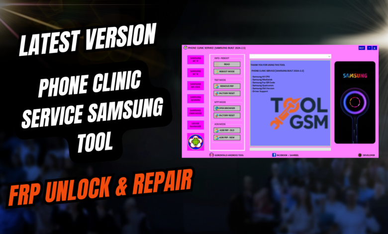 Hone clinic service samsung built tool